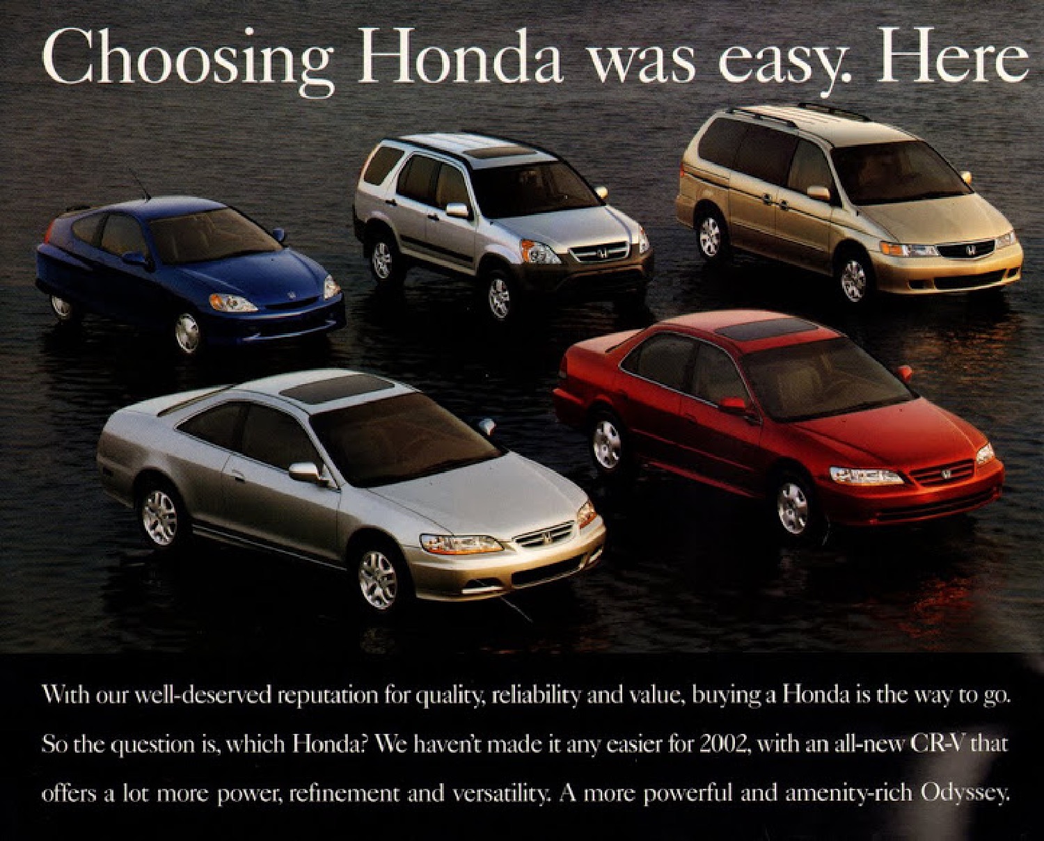 2002 Honda Brochure Page 9